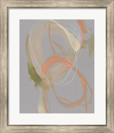 Framed Pastel Loops II Print