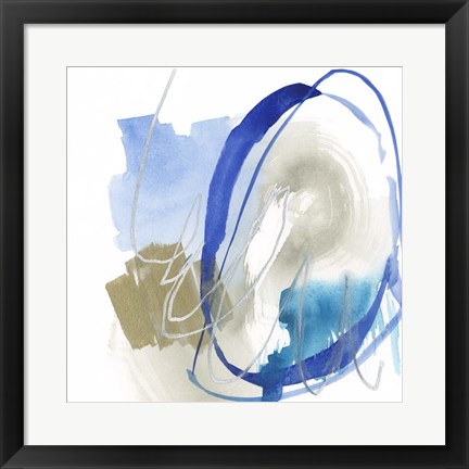 Framed Cobalt Surround II Print