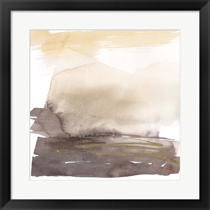 Framed Plum Horizon I Print