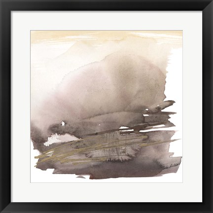 Framed Plum Horizon II Print