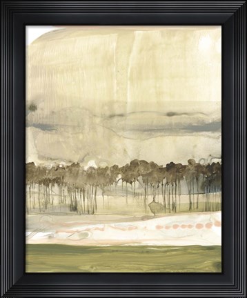 Framed Umber Canopy I Print