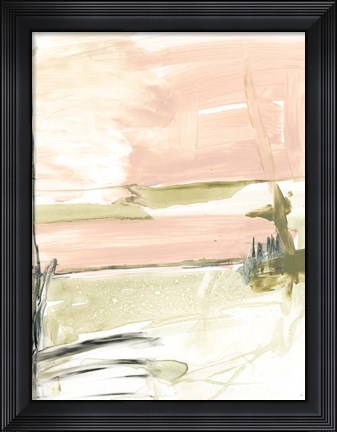 Framed Peach Sorbet II Print