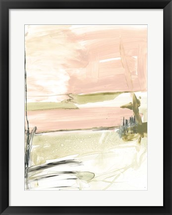 Framed Peach Sorbet II Print