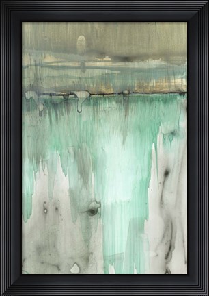 Framed Verde Horizon II Print