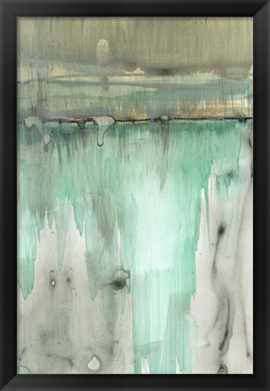 Framed Verde Horizon II Print