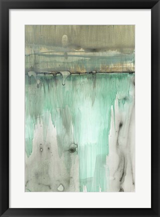 Framed Verde Horizon II Print