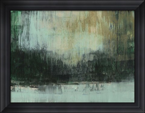 Framed Emerald Grotto I Print