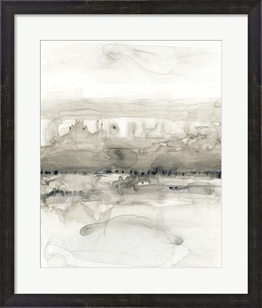 Framed Grey on the Horizon I Print