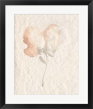 Framed Fleur Petite I Print