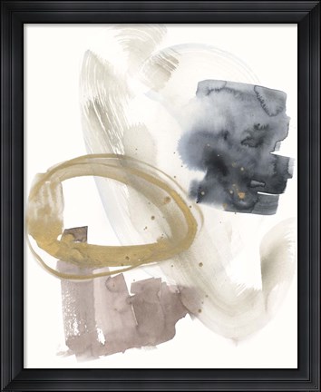 Framed Golden Ring I Print