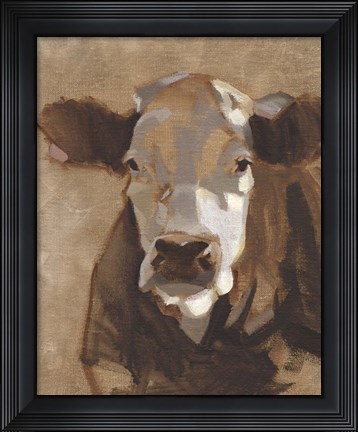 Framed East End Cattle I Print