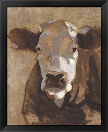 Framed East End Cattle I Print