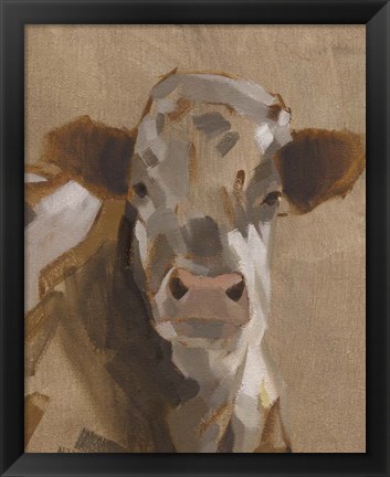 Framed East End Cattle II Print