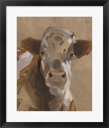 Framed East End Cattle II Print