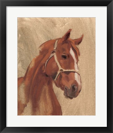 Framed Thoroughbred II Print