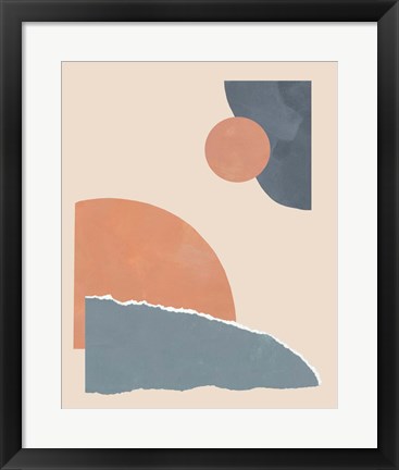 Framed Summer Isle I Print