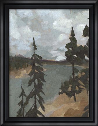 Framed Yellowstone River I Print