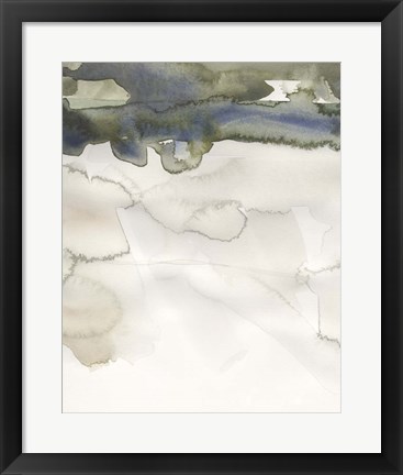 Framed Watercolor Abstract Horizon IV Print