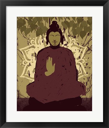 Framed Under the Bodhi Tree II Print