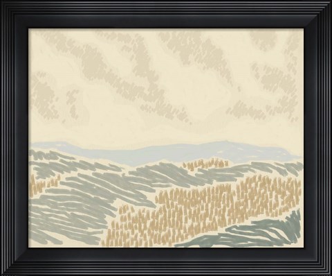 Framed Paysage de Rouen I Print