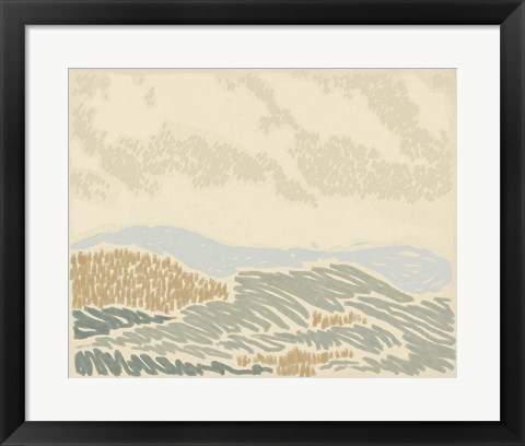 Framed Paysage de Rouen II Print