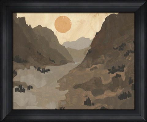 Framed Thunder Rock II Print