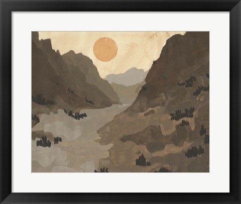 Framed Thunder Rock II Print