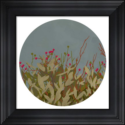 Framed Winterberry Bush II Print