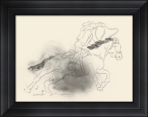 Framed Roping Lessons I Print