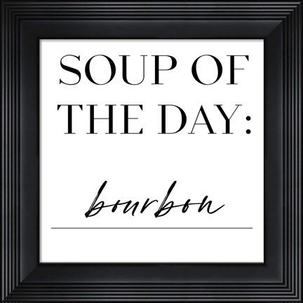 Framed Soup du Jour I Print