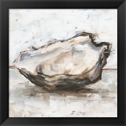 Framed Oyster Study I Print