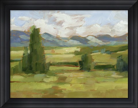 Framed Tuscan Vista I Print