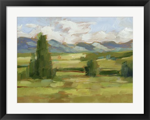 Framed Tuscan Vista I Print