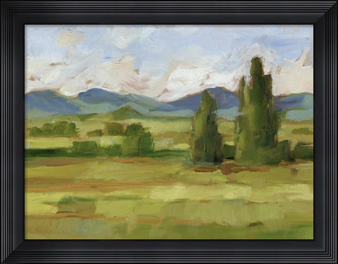 Framed Tuscan Vista II Print