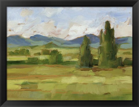 Framed Tuscan Vista II Print