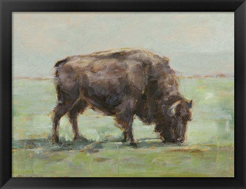 Framed Where the Buffalo Roam I Print