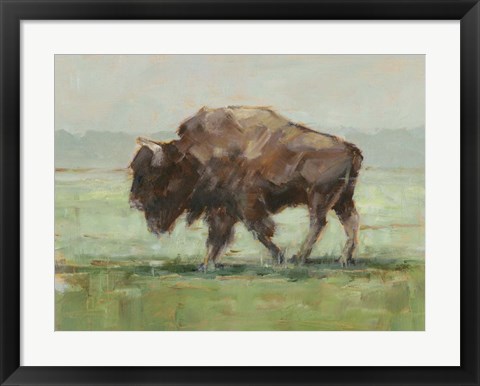 Framed Where the Buffalo Roam II Print