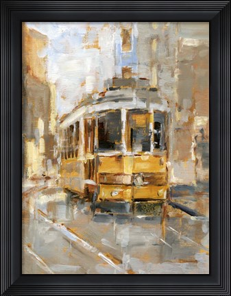 Framed Day Trolley II Print
