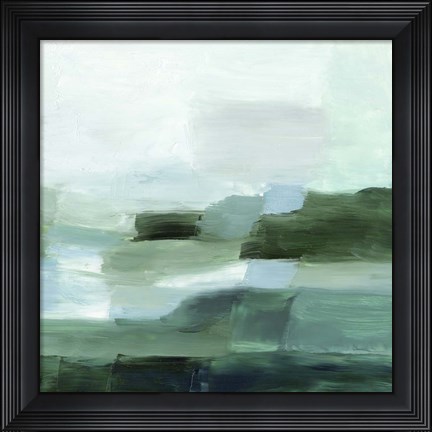 Framed Verte Horizon I Print