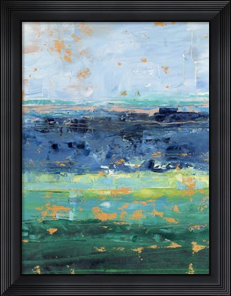 Framed Earth and Sea I Print