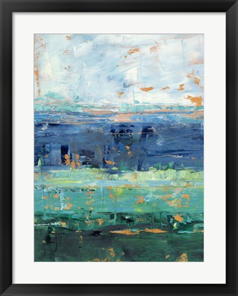 Framed Earth and Sea II Print