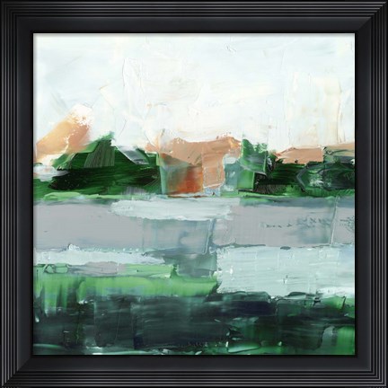 Framed Sienna Sunset I Print