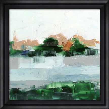 Framed Sienna Sunset II Print