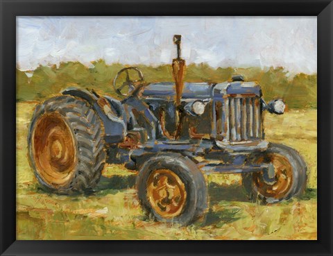 Framed Rustic Tractors III Print