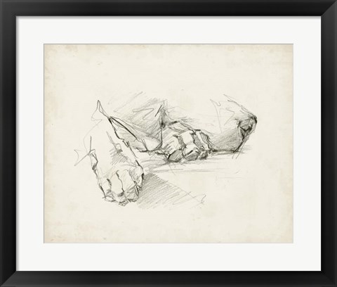 Framed Puppy Nap I Print