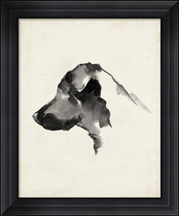 Framed Puppy Profile II Print