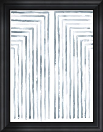 Framed Divisions I Print