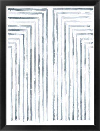 Framed Divisions I Print