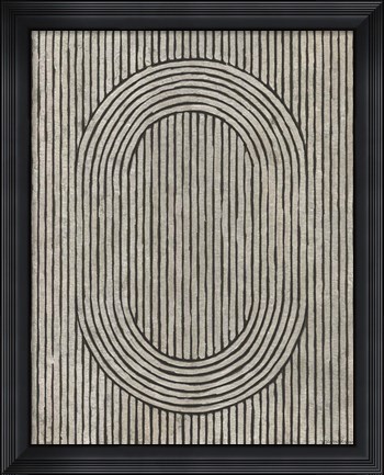 Framed Cedar Grooves I Print