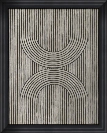 Framed Cedar Grooves II Print
